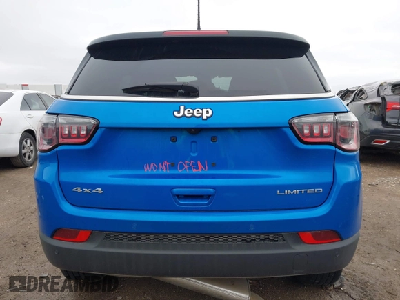 2024 Jeep Compass Limited with VIN 3C4NJDCN4RT589992, listed as a IAAI auction lot 41549632 with 9,100 mi miles and . Bid and sale history available at carsss.com. Image 16.