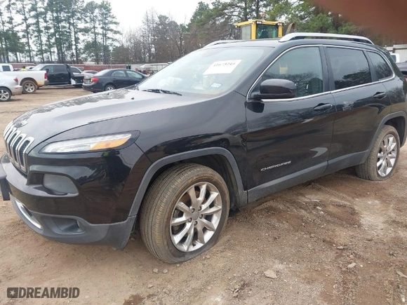 2014 Jeep Cherokee Limited with VIN 1C4PJMDS6EW241175, listed as a IAAI auction lot 41675245 with 126,381 mi miles. Bid and sale history available at carsss.com. Image 2.