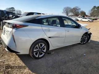 2018 Toyota Prius Two with VIN JTDKARFU1J3055156, listed as a Copart auction lot 47745465 with 57,740 mi miles and Salvage Title. Bid and sale history available at DreamBid. Image 3.