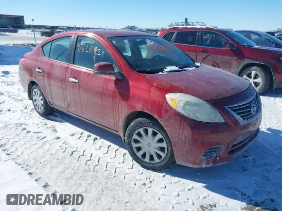 2012 Nissan Versa SL with VIN 3N1CN7AP0CL916481, listed as a IAAI auction lot 41628924 with 149,142 mi miles. Bid and sale history available at carsss.com. Image 1.