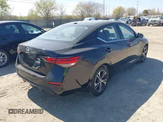 2020 Nissan Sentra SV with VIN 3N1AB8CV7LY255830, listed as a IAAI auction lot 41786362 with 36,686 mi miles and . Bid and sale history available at DreamBid. Image 4.
