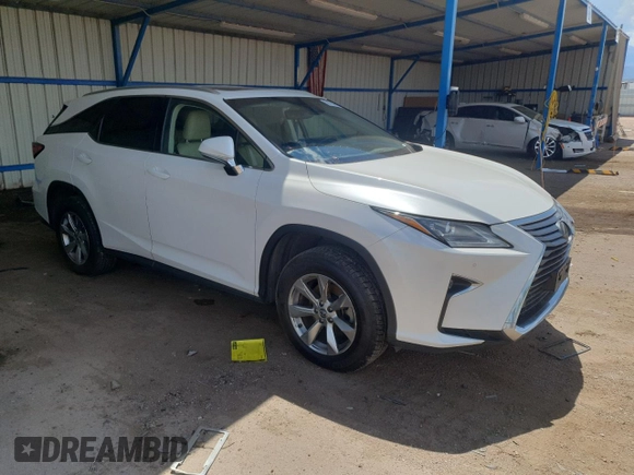 2019 Lexus RX 350L Premium with VIN JTJDZKCA8K2019293, listed as a Copart auction lot 58758245 with 135,591 mi miles and Salvage title. Bid and sale history available at DreamBid. Image 4.