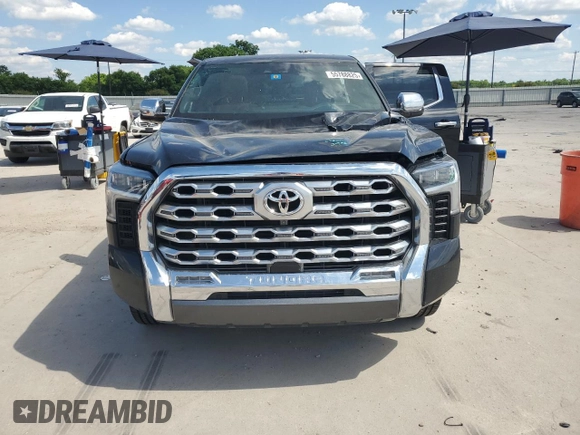 2022 Toyota Tundra 1794 Edition with VIN 5TFMA5DB7NX001779, listed as a Copart auction lot 55788825 with 51,582 mi miles and Salvage title. Bid and sale history available at DreamBid. Image 5.