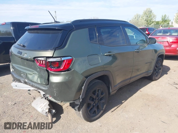 2021 Jeep Compass Sport с VIN 3C4NJDAB2MT591256, выставлен на аукционе IAAI как лот 42167396 с пробегом 70 091 миль миль и . История ставок и продаж доступна на DreamBid. Изображение 4.