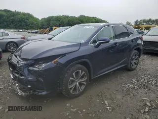 2019 Lexus RX 350 with VIN 2T2BZMCA8KC197546, listed as a Copart auction lot 61045895 with 65,492 mi miles and Salvage title. Bid and sale history available at DreamBid. Image 1.