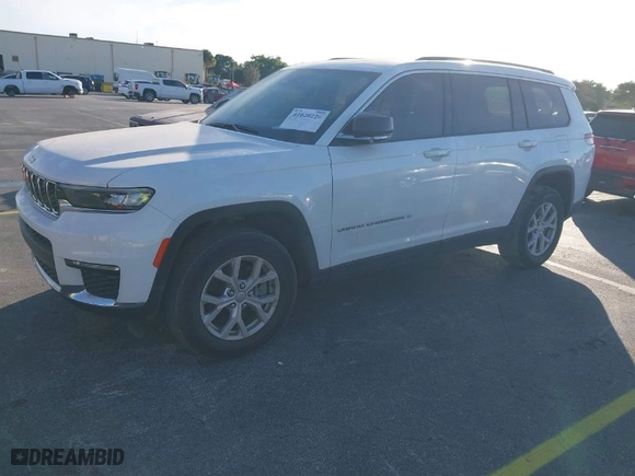 2022 Jeep Grand Cherokee L Limited with VIN 1C4RJJBG7N8631356, listed as a IAAI auction lot 41020226 with 37,876 mi miles. Bid and sale history available at carsss.com. Image 2.