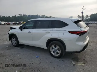 2020 Toyota Highlander L with VIN 5TDCZRAH2LS504059, listed as a Copart auction lot 54101495 with 53,974 mi miles and Salvage title. Bid and sale history available at DreamBid. Image 2.