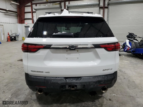 2022 Chevrolet Traverse LT Leather with VIN 1GNEVHKW1NJ126707, listed as a Copart auction lot 45018195 with 48,470 mi miles and Salvage Title. Bid and sale history available at carsss.com. Image 6.