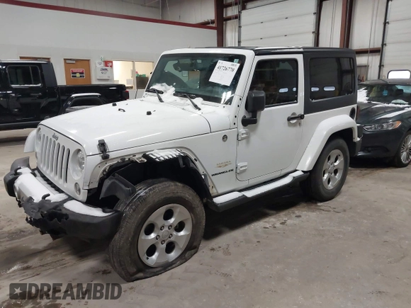 2014 Jeep Wrangler Sahara with VIN 1C4AJWBG7EL234625, listed as a IAAI auction lot 41726770 with 128,080 mi miles and . Bid and sale history available at DreamBid. Image 19.
