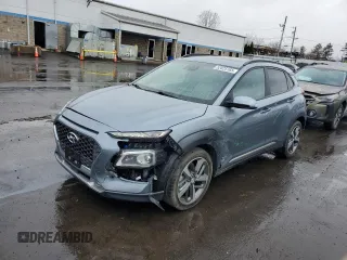 2020 Hyundai Kona Ultimate with VIN KM8K5CA56LU496503, listed as a Copart auction lot 52025165 with 18,625 mi miles and Salvage Title. Bid and sale history available at carsss.com. Image 1.