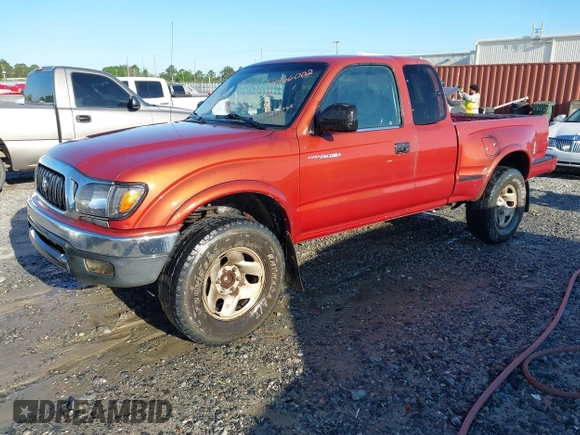2003 Toyota Tacoma PreRunner with VIN 5TESN92N13Z217262, listed as a IAAI auction lot 41966002 with 249,268 mi miles. Bid and sale history available at carsss.com. Image 2.