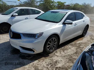 2019 Acura TLX with VIN 19UUB1F33KA008790, listed as a Copart auction lot 50563613 with 45,454 mi miles. Bid and sale history available at carsss.com. Image 1.