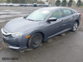 2017 Honda Civic Sedan LX with VIN 19XFC2F52HE028398, listed as a IAAI auction lot 41937626 with 19,129 mi miles. Bid and sale history available at carsss.com. Image 2.