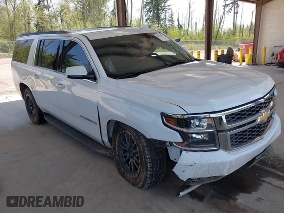 2019 Chevrolet Suburban LT with VIN 1GNSKHKC2KR384572, listed as a IAAI auction lot 42118571 with Not Provided miles and . Bid and sale history available at DreamBid. Image 1.