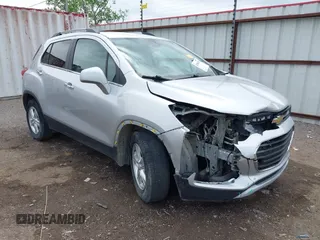 2017 Chevrolet Trax LT with VIN KL7CJLSB3HB085536, listed as a IAAI auction lot 42066819 with 141,106 mi miles and . Bid and sale history available at carsss.com. Image 1.