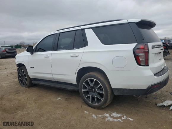 2022 Chevrolet Tahoe RST with VIN 1GNSKRKD9NR281250, listed as a Copart auction lot 41487825 with 0 mi miles and Salvage Title. Bid and sale history available at carsss.com. Image 2.