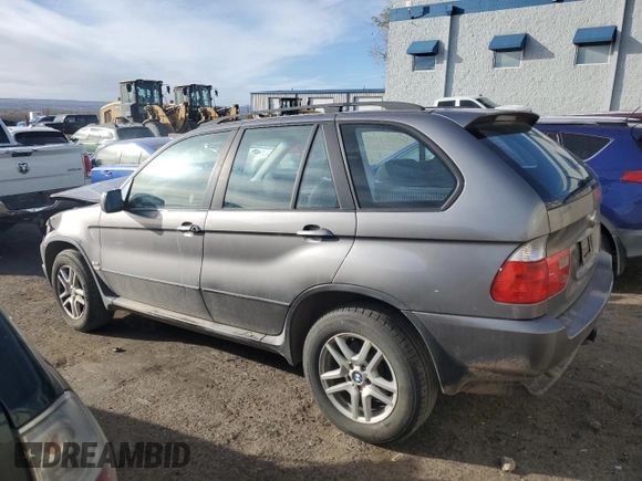 2004 BMW X5 3.0i with VIN 5UXFA13514LU29204, listed as a Copart auction lot 49104855 with 105,369 mi miles and Salvage Title. Bid and sale history available at carsss.com. Image 2.