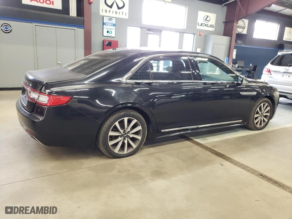 2017 Lincoln Continental Livery with VIN 1LN6L9UK7H5617763, listed as a Copart auction lot 71806174 with 222,899 mi miles and Clean Title. Bid and sale history available at carsss.com. Image 3.