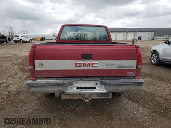 1991 GMC Sierra 1500 z VIN 2GTEK19K2M1543239, wystawiony jako Copart lot #51680075 z przebiegiem 135 361 mil mil oraz Czysty tytuł • Clean title. Historia ofert i sprzedaży dostępna na DreamBid. Obrazek 6.