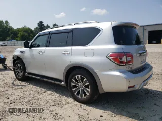 2018 Nissan Armada SV with VIN JN8AY2NCXJ9555213, listed as a Copart auction lot 67532134 with 84,006 mi miles and Salvage Title. Bid and sale history available at carsss.com. Image 2.