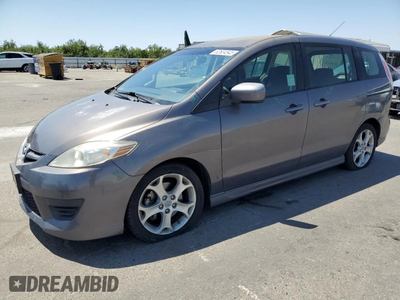 2010 Mazda 5 Sport with VIN JM1CR2WL6A0368572, listed as a Copart auction lot 62604545 with 84,537 mi miles and Salvage title. Bid and sale history available at DreamBid. Image 1.