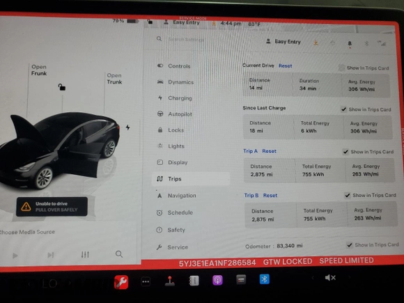 2022 Tesla Model 3 z VIN 5YJ3E1EA1NF286584, wystawiony jako Copart lot #48597405 z przebiegiem 83 340 mil mil oraz Czysty tytuł • Clean title. Historia ofert i sprzedaży dostępna na DreamBid. Obrazek 9.