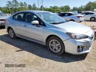 2017 Subaru Impreza Premium with VIN 4S3GKAD62H3605788, listed as a Copart auction lot 52188515 with 70,426 mi miles and Salvage title. Bid and sale history available at DreamBid. Image 4.