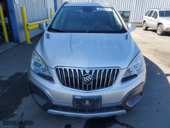 2015 Buick Encore with VIN KL4CJASB5FB271349, listed as a Copart auction lot 51439455 with NaN miles and Clean Title. Bid and sale history available at carsss.com. Image 5.