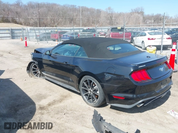 2020 Ford Mustang EcoBoost with VIN 1FATP8UH2L5134691, listed as a IAAI auction lot 41785921 with 55,961 mi miles and . Bid and sale history available at carsss.com. Image 3.
