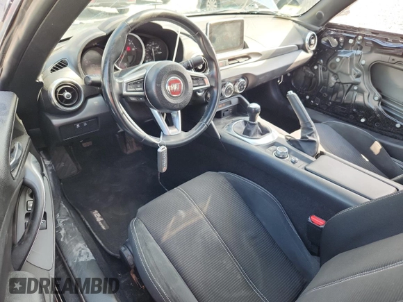 2018 FIAT 124 Spider Abarth with VIN JC1NFAEK6J0135745, listed as a Copart auction lot 62469345 with 30,393 mi miles and Salvage title. Bid and sale history available at DreamBid. Image 8.