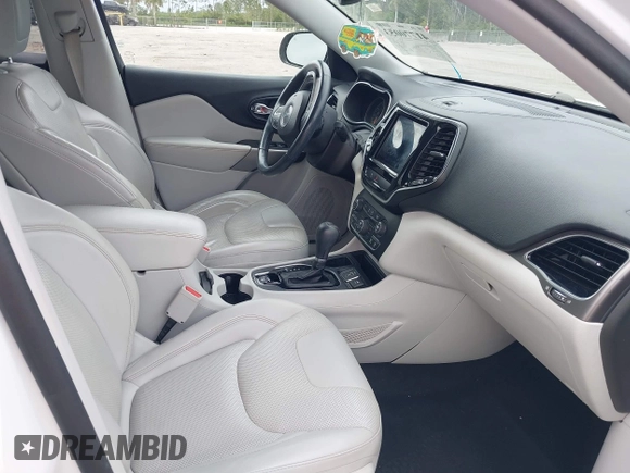 2019 Jeep Cherokee Limited with VIN 1C4PJLDB3KD346287, listed as a IAAI auction lot 41770053 with 75,172 mi miles and . Bid and sale history available at DreamBid. Image 5.