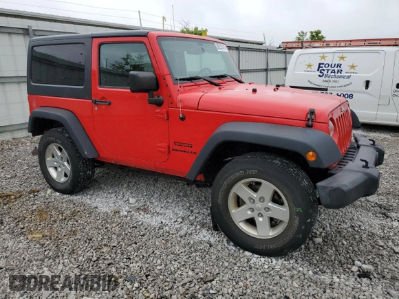 2015 Jeep Wrangler Sport с VIN 1C4AJWAG2FL698568, выставлен на аукционе Copart как лот 58222415 с пробегом 103 670 миль миль и Списание • Salvage title. История ставок и продаж доступна на DreamBid. Изображение 4.