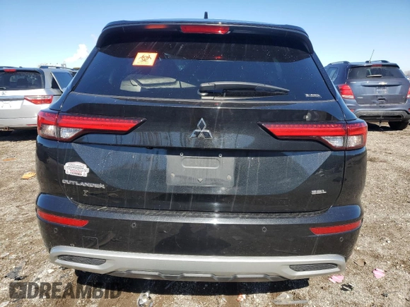 2022 Mitsubishi Outlander SEL z VIN JA4J4VA86NZ007865, wystawiony jako Copart lot #48205825 z przebiegiem Nie podano mil oraz Szkoda całkowita • Salvage title. Historia ofert i sprzedaży dostępna na DreamBid. Obrazek 6.