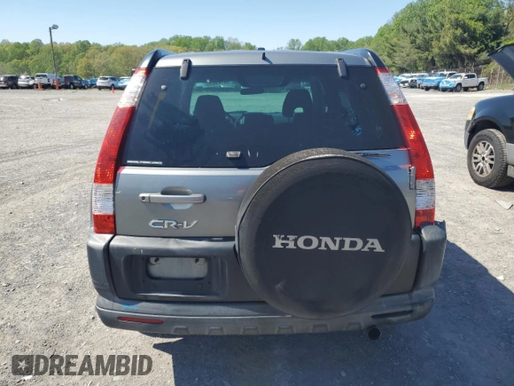2005 Honda CR-V EX with VIN SHSRD78835U309803, listed as a Copart auction lot 54749835 with 195,808 mi miles and Salvage Title. Bid and sale history available at DreamBid. Image 6.