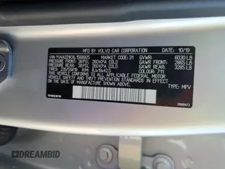 2020 Volvo XC90 Momentum with VIN YV4A221KXL1568925, listed as a Copart auction lot 45366285 with 74,840 mi miles and Salvage Title. Bid and sale history available at DreamBid. Image 12.