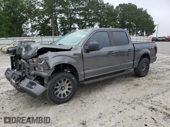 2017 Ford F-150 XL with VIN 1FTEW1CP6HFC55621, listed as a Copart auction lot 61406755 with 168,022 mi miles and Salvage title. Bid and sale history available at DreamBid. Image 1.