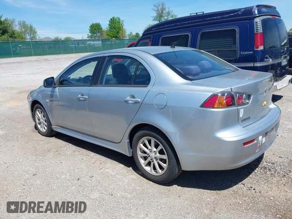 2010 Mitsubishi Lancer ES with VIN JA32U2FU1AU006059, listed as a IAAI auction lot 42118256 with 174,207 mi miles. Bid and sale history available at carsss.com. Image 3.