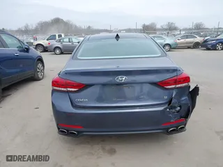 2015 Hyundai Genesis 5.0L with VIN KMHGN4JF7FU085068, listed as a IAAI auction lot 41679660 with 66,540 mi miles. Bid and sale history available at carsss.com. Image 16.