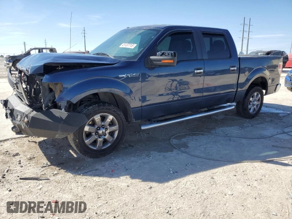 2013 Ford F-150 XL with VIN 1FTFW1CF9DFD82191, listed as a Copart auction lot 49337715 with 222,339 mi miles and Salvage title. Bid and sale history available at DreamBid. Image 1.