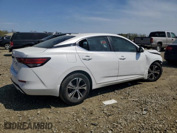 2020 Nissan Sentra SV with VIN 3N1AB8CVXLY235958, listed as a Copart auction lot 54628485 with 12,086 mi miles and Clean Title. Bid and sale history available at DreamBid. Image 3.