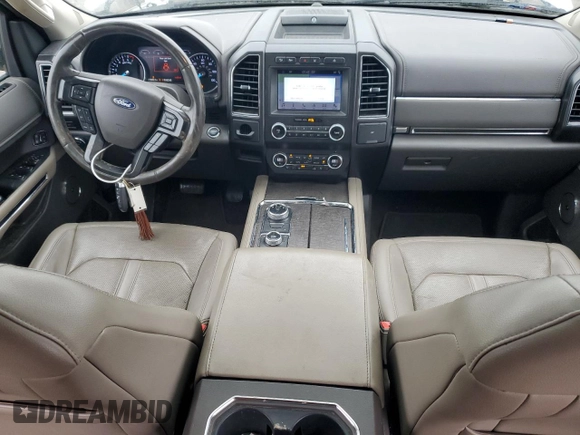 2019 Ford Expedition Max Limited with VIN 1FMJK2AT4KEA03732, listed as a Copart auction lot 55733215 with 76,962 mi miles and Salvage title. Bid and sale history available at DreamBid. Image 8.