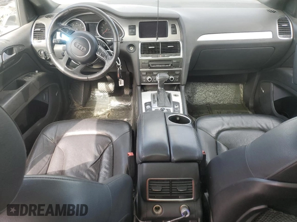 2014 Audi Q7 3.0T S line Prestige with VIN WA1DGAFEXED003312, listed as a Copart auction lot 46977585 with 173,365 mi miles and Salvage Title. Bid and sale history available at carsss.com. Image 8.