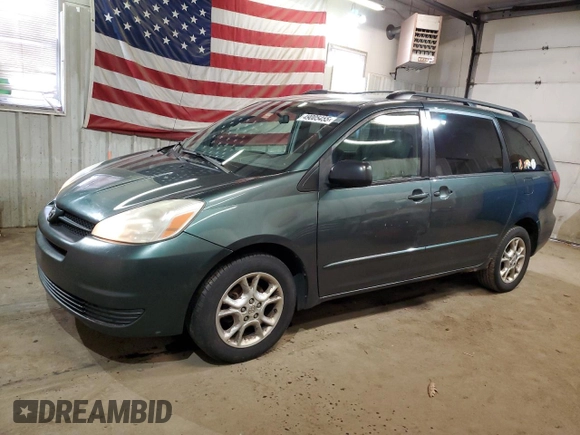 2005 Toyota Sienna LE with VIN 5TDBA23C05S054345, listed as a Copart auction lot 49005455 with 218,508 mi miles and Clean Title. Bid and sale history available at carsss.com. Image 1.