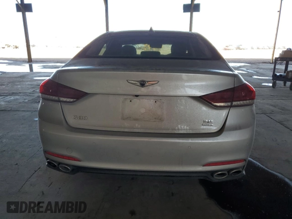 2019 Genesis G80 3.8L with VIN KMTFN4JE3KU309522, listed as a Copart auction lot 53873965 with 91,248 mi miles and Clean Title. Bid and sale history available at DreamBid. Image 6.