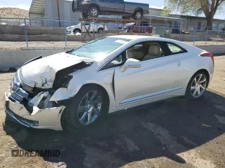 2014 Cadillac ELR z VIN 1G6RR1E48EU600850, wystawiony jako Copart lot #55169115 z przebiegiem 26 604 mil mil oraz Szkody całkowita. Historia ofert i sprzedaży dostępna na DreamBid. Obrazek 1.