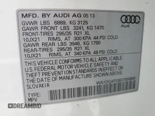 2014 Audi Q7 S line Prestige with VIN WA1DGAFE8ED000800, listed as a Copart auction lot 63136355 with 111,205 mi miles and Clean title. Bid and sale history available at DreamBid. Image 14.