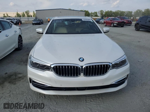 2018 BMW 5 Series 540i with VIN WBAJE5C53JG917921, listed as a Copart auction lot 54985805 with 75,307 mi miles and Salvage title. Bid and sale history available at DreamBid. Image 5.