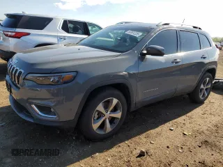 2021 Jeep Cherokee Limited z VIN 1C4PJMDX7MD127451, wystawiony jako Copart lot #56581225 z przebiegiem 30 094 mil mil oraz Szkoda całkowita • Salvage title. Historia ofert i sprzedaży dostępna na DreamBid. Obrazek 1.