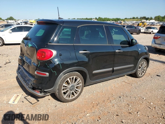 2018 FIAT 500L Trekking with VIN ZFBCFADH1JZ040945, listed as a Copart auction lot 62472054 with 90,021 mi miles and Salvage Title. Bid and sale history available at carsss.com. Image 3.