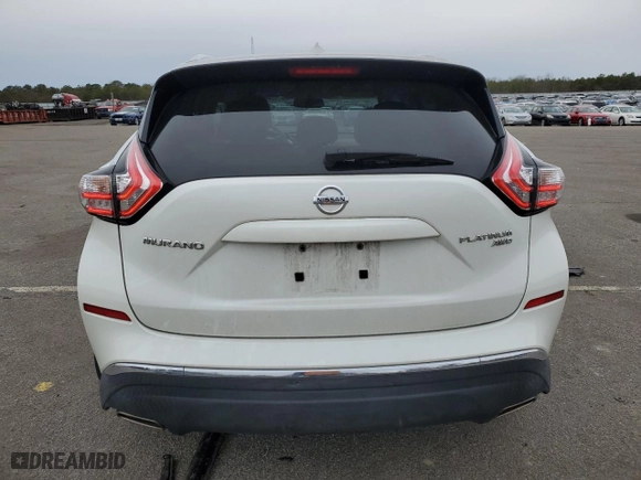 2015 Nissan Murano SL with VIN 5N1AZ2MH7FN206221, listed as a Copart auction lot 52401835 with 172,611 mi miles and Salvage Title. Bid and sale history available at carsss.com. Image 6.